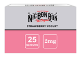 Nic Bon Bon Strawberry Yogurt 2mg