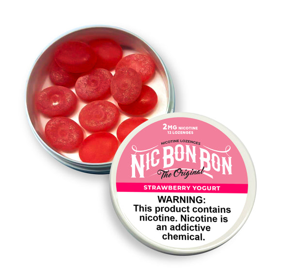 Nic Bon Bon Strawberry Yogurt 2mg